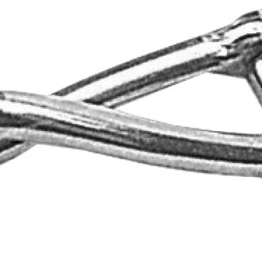 In acciaio inox AISI 316 forgiati, molto robusti. Finitura perfetta, torsione lunga.