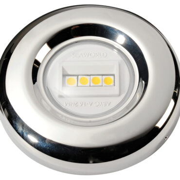 Certificate COLREG72 e ABYC-C5. Completamente in AISI 304 e corpo in policarbonato.