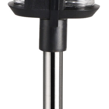 Completamente in acciaio inox. Possono essere utilizzate sia come fanali testa albero a 225°e 135°, sia come fanali di fonda a 360°.