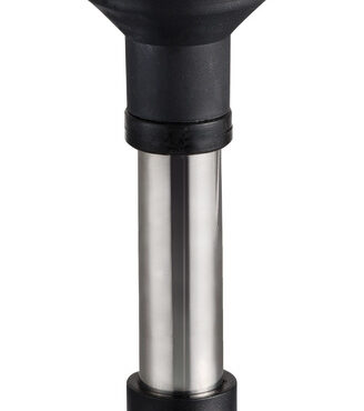 Asta con tubo in acciaio inox. Per imbarcazioni < 20 m.