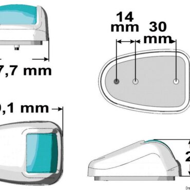 Certificate COLREG72 , per imbarcazioni fino a 20 m. Protezione contro inversione di polarità.
