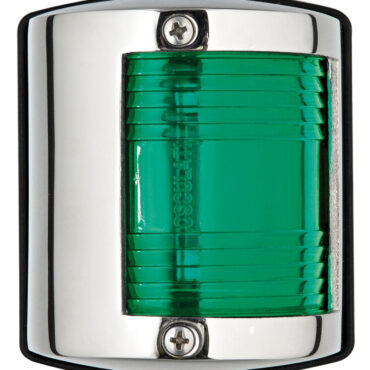Fanalini in acciaio inox lucidato a specchio, approvati RINA in accordo al regolamento COLREG72.
