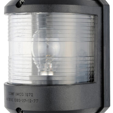 Fabbricati in policarbonato con lenti in plexiglass. Certificate COLREG72, per imbarcazioni da diporto fino a 20 m.Lampadina di ricambio 14.220.00 (12V - 25W) e 14.220.01 (24V - 25W)
