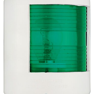 Fabbricati in policarbonato con lenti in plexiglass. Certificate COLREG72, per imbarcazioni da diporto fino a 20 m.Lampadina di ricambio 14.220.00 (12V - 25W) e 14.220.01 (24V - 25W)