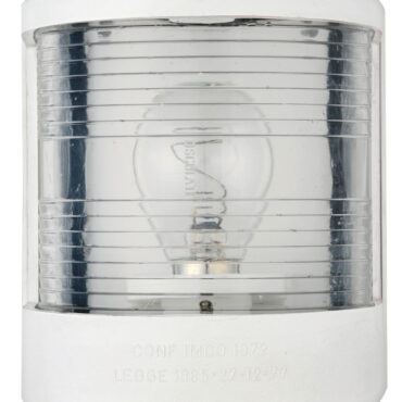 Fabbricati in policarbonato con lenti in plexiglass. Certificate COLREG72, per imbarcazioni da diporto fino a 20 m.Lampadina di ricambio 14.220.00 (12V - 25W) e 14.220.01 (24V - 25W)