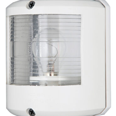 Fabbricati in policarbonato con lenti in plexiglass. Certificate COLREG72, per imbarcazioni da diporto fino a 20 m.Lampadina di ricambio 14.220.00 (12V - 25W) e 14.220.01 (24V - 25W)