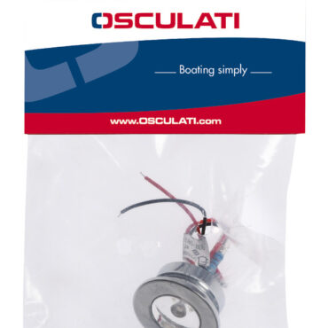 In ottone cromato. Montaggio a pressione.