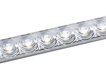 Sorgente luminosa LED SMD-HD alta efficenza. Versione base piana, ideale per vani motore, bagni, locali cucina, sotto i boma sulle barche a vela, ecc.