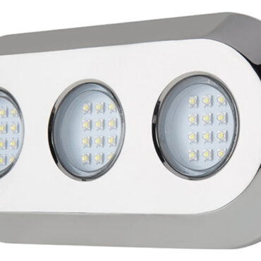 Carcassa in acciaio inox AISI 316 lavorate dal pieno con CNC. LED di ultima generazione di altissima resa, vetro in borosilicato anti-graffio.Fissaggio con viti senza incasso, versione colore unico bianco o blu con driver integrato 12/24 V.Si possono installare in serie.