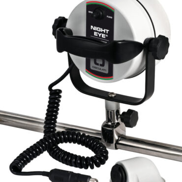 Night Eye light made of chomed brass 12 V