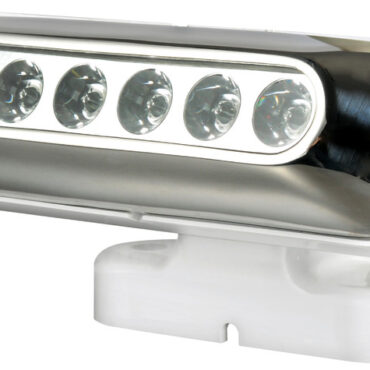 Il supporto è fabbricato in ASA UV resistente ed è snodato per poter essere montato su superfici piane, verticali o inclinate.