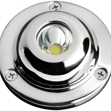 Fabbricata in acciaio inox AISI 316 lucidato a specchio, è dotato di LED alta potenza.Può essere installato sopra o sotto l'acqua essendo totalmente stagno.