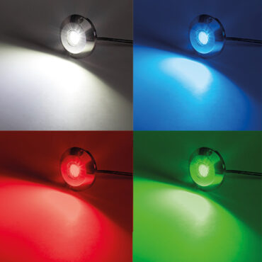 Carcassa in acciaio inox AISI 316, ricavata dal pieno con CNC.Led di ultima generazione ad altissima resa.Lente in vetro borosilicato anti-graffio, driver integrato 12/24 V; fissaggio con viti senza incasso.Si possono montare in serie; funzionamento con interruttore ON/OFF.