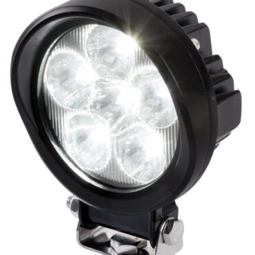 Carcassa in alluminio verniciato nero. Staffa in acciaio inox.