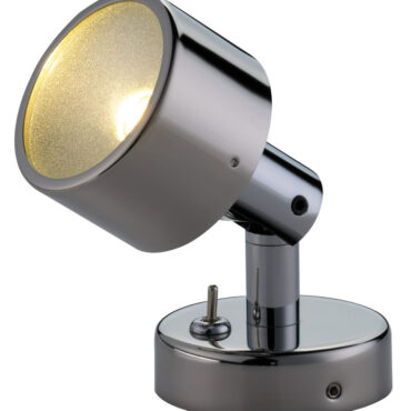 Corpo in ottone tornito, lente in vetro satinato.