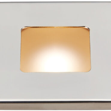 Carcassa in policarbonato completa di ghiera. Lente satinata. Un solo LED centrale. Fissaggio con viti.Tipologia luce:13.490.01/02 con luce fissa o dimmerabile, consultare la tabella per scegliere l'interruttore ideale.13.490.11/12 con luce dimmerabile, con funzione (ON/OFF + dimmer) touch inclusa nel vetro.