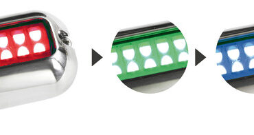 Carcassa in acciaio inox AISI 316 lucidato a specchio.Attenzione: a causa dell’elevata temperatura generata durante il funzionamento, non può essere utilizzata fuori dall’acqua.