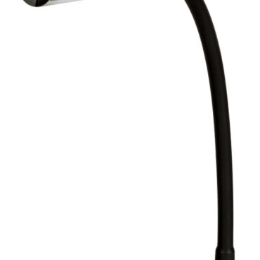 Completi di presa USB type C 2A.Interruttore touch ON-OFF e dimmer.Materiale: faretto in alluminio cromato e braccio snodato rivestito in silicone nero.