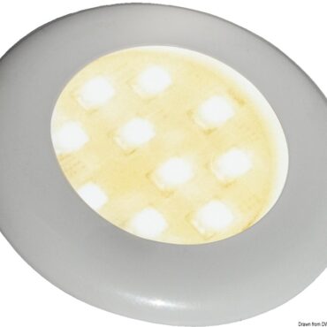 Corpo in ABS. Grado di protezione IP54.