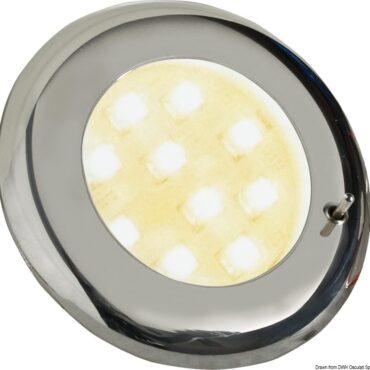 Corpo in ABS. Grado di protezione IP54.