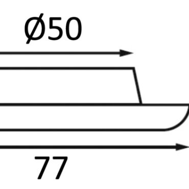 Corpo in ABS. Grado di protezione IP54.