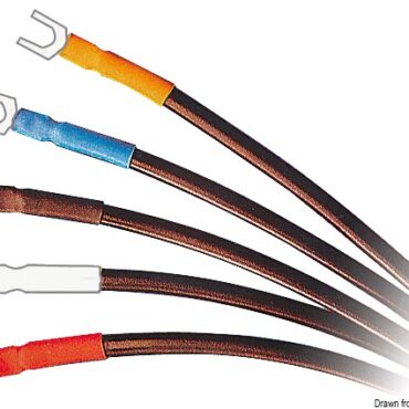 Ottimali per isolare capicorda elettrici oppure per rifinire le impiombature sulle cime. Rapporto di restringimento massimo 2:1.