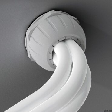 Per passaggi cavi elettrici attraverso paratie. Stampato in nylon ad alta resistenza con guarnizione interna sovra - stampata. Di facile installazione.