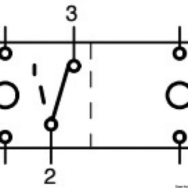 Impermeabili grado IP56.Richiedono per l’installazione un foro rettangolare da 21x37 mm, capacità massima 20 A. a 12 V.Modelli con spia luminosa.