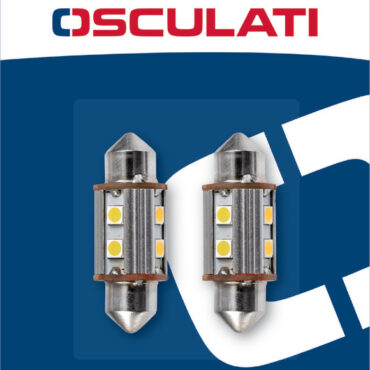 Provviste di LED con irraggiamento totale sui 360°.