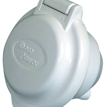 Presa con corpo in Luran resistente UV, copertura posteriore protezione cavi, contatti in ottone argentato. Spina in policarbonato + Moplen con sistema blocca cavo e contatti in ottone argentato. Cappuccio proteggi spina in PVC con ghiera a rotazione rapida in Luran resistente UV. Voltaggio 220/110. Amperaggio max 30 A.