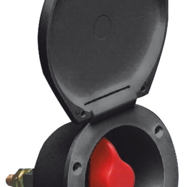 Completo di chiave in ottone nichelato estraibile. Omologato CE secondo direttiva 94/25/CE. Dispositivo obbligatorio da montare sul cavo positivo, norma ISO 10133.