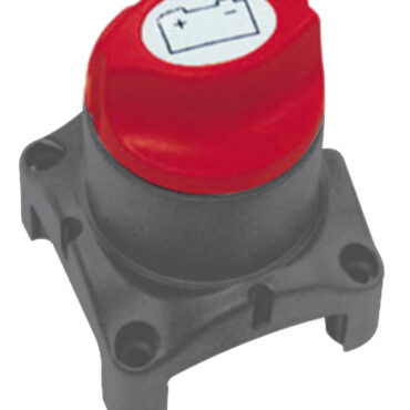 Questo staccabatteria ha il vantaggio di poter essere montato vicino alla batteria, riducendo lunghezza e diamentro dei cavi in rame. Provvisto di comando manuale di emergenza. Completo di LED indicanti il funzionamento. Il comando a distanza si effettua tramite un interruttore ON-OFF.