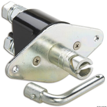 In ottone e bachelite con contatti in ottone e rame argentati. Modello industriale ad alta capacità (350 A 24 V - 2500 A (5 secondi).