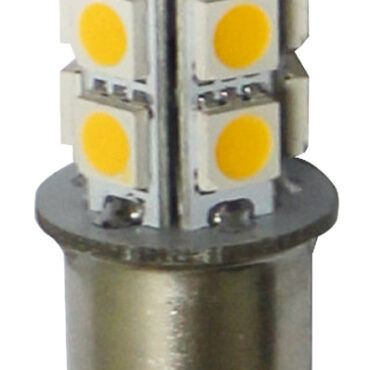 Zoccolo BA15D (15 mm baionetta con perni allineati).