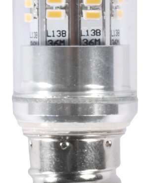 Con copertura vetro dei LED.