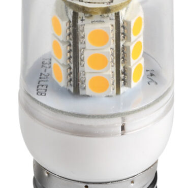 Con copertura vetro dei LED.