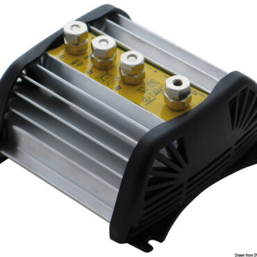 Permettono di ricaricare più batterie contemporaneamente, dando la preferenza alla batteria più scarica.Separano elettricamente ciascuna batteria per evitare che quella con carica maggiore defluisca in quella più scarica.Carcassa in alluminio, con ampia alettatura atta a disperdere efficacemente il calore.