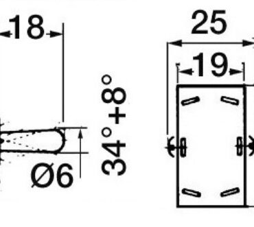 Carcassa in termoindurente resistente ad alta tensione, contatti in argento, leva di manovra e bussola in ottone nichelato. Capacità 15 A. Modello robustissimo e funzionale. Terminali “Faston”, perno 12x10 mm. Collegabili a due circuiti separati.