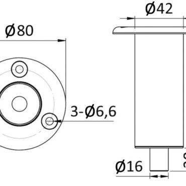 Asta che permette di avere un soffione fisso sulla plancetta di poppa.Realizzata in alluminio anodizzato nero + accessori in acciaio inox.Permette di orientare la doccia in tutte le direzioni ed altezze.Leggera e telescopica per un facile stivaggio, tubo esterno Ø 35 mm (ordinare 34.355.00 per stivaggio a parete).Ideale in abbinamento a doccia Adriana 15.480.00 o Keji II Continuum Flow 15.237.06.