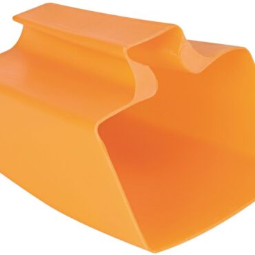 Fabbricata in polietilene arancione. Resistente alle alte e basse temperature.