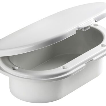 Oval shower enclosure + door rear outlet 185x131