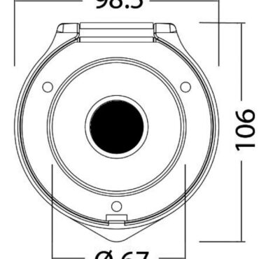 Classic Elegant shower enclosure+ door rear outlet