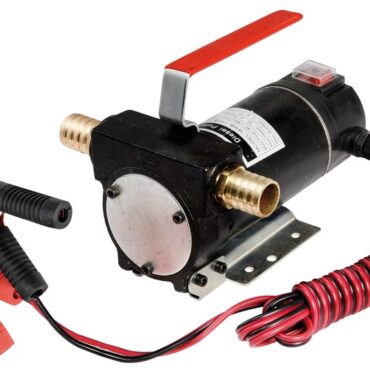 Pompa professionale per travaso gasolio, con interruttore ON-OFF incorporato. Completa di filtro e portagomma 25 mm. Certificato CE N° VT12039113