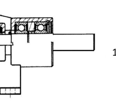 Corpo in bronzo, giranti in neoprene, da collegare al motore.