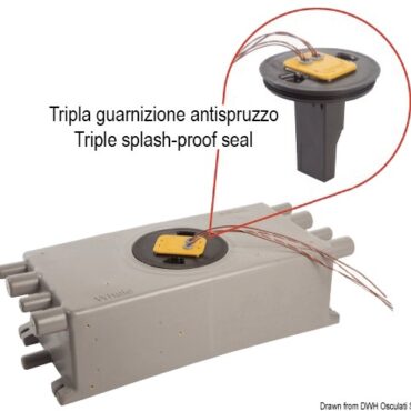Il pozzetto ha sensori integrati per il controllo automatico della pompa e gestisce in modo affidabile i rifiuti tipici della doccia / della cucina fino a 90°C anche in complessi sistemi di scarico multipli.Il coperchio a tripla guarnizione antispruzzo, stampato in polipropilene-vetro, integra l'elettronica isolandola dal contatto con l’acqua. Nessuna parte mobile è incline a bloccarsi nel tempo.Il serbatoio ha base convessa per il massimo svuotamento e portagomma presagomati per la precisione nella perforazione.È possibile installare le pompe “Gulper” direttamente sul pozzetto seguendo la guida di installazione stampata sul serbatoio. I pozzetti si abbinano all’intera serie Gulper, pompe consigliate nello schema in calce.L’altezza del sensore rispetto alla porta di uscita è ottimizzata per eliminare il rumore di aspirazione tipico degli altri pozzetti sul mercato.Il modello da 20 litri offre il 25% in più di capacità con un doppio sensore che consente di installare una pompa aggiuntiva, che interviene in caso di grandi flussi in entrata, o di montare un allarme di alto livello.