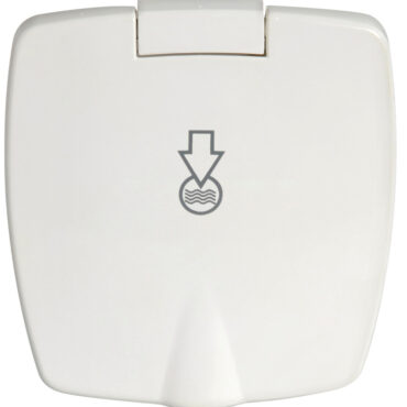 New Edge recess-fit water pressure reducer white