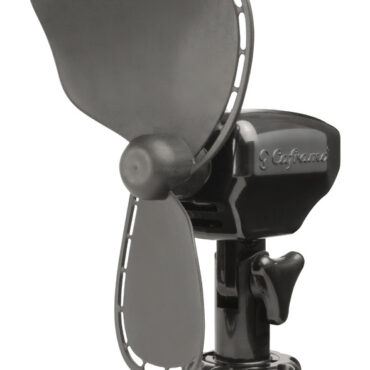 Estremamente compatto, non ha bisogno di protezione grazie alla ventola in PE. Particolarmente adatto vicino alla console di guida in quanto ha un motore protetto per non dare interferenze elettriche.