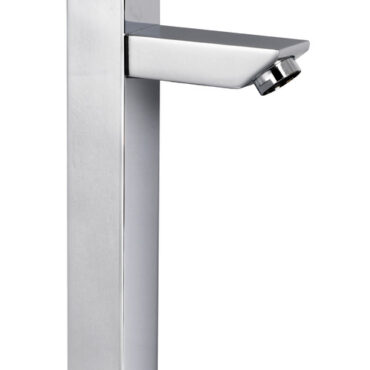 Rubinetto serie Square, miscelatore ceramico. Fabbricati in ottone cromato con cartuccia in ceramica.