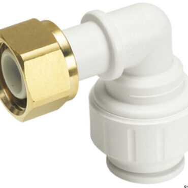 La gamma Speedfit a innesto rapido di John Guest utilizza la tecnologia data dall’azione combinata della pinzetta e della guarnizione.La pinzetta con denti in acciaio inox che aggraffa il tubo e l’O-Ring forniscono così una tenuta ermetica.