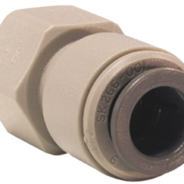 La gamma Speedfit a innesto rapido di John Guest utilizza la tecnologia data dall’azione combinata della pinzetta e della guarnizione.La pinzetta con denti in acciaio inox che aggraffa il tubo e l’O-Ring forniscono così una tenuta ermetica.